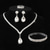 cheap Jewelry Sets-Bridal Jewelry Sets 1 set Imitation Diamond Alloy Rings 1 Necklace 1 Bracelet Earrings Women&#039;s Artistic Jewelry Set For Wedding Wedding Guest Party Evening Wear