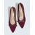 cheap Stiletto Heels-Women’s Fabric Pointed-toe Kitten Heel Pumps with Bow Detail – Chic &amp; Feminine Style for Office Ladies in Workdays &amp; Semi-formal Occasions
