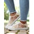cheap Women&#039;s Sneakers-Women’s Lace - Up Canvas Sneakers with Floral Print – Casual &amp; Youthful Style for Teenagers and Young Women in School, Street Outings &amp; Casual Gatherings