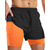 baratos Calções Estilo Casual-Homens Calção Justo de Natação Shorts de Natação Bermuda de Surf Bloco de cor Secagem Rápida Respirável Com forro de compressão com passador de toalha Férias Praia Havaiana Casual Preto