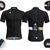 cheap Men's Jerseys-Men's Cycling Jersey Graphic Geometric Letter &amp; Number Short Sleeve Bike Tee Tshirt Top with 3 Rear Pockets UV Resistant Quick Dry Front Zipper Reflective Strips Sports Black Navy Blue Dark Green