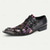 levne Elementární Společenské Boty-Pánské černé květinově vyšívané monk strap společenské boty - Gotické formální boty pro svatby bankety a módní přehlídky