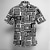 cheap Tops-Retro Vintage 1970s Shirt Aloha Shirt Hippie Disco Geometic Fancy Dress Men&#039;s Masquerade Vacation Party Pride Parade Adults&#039; Shirt