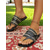 voordelige Vakantiesandalen-Paarse sandalen met strass voor dames – opvallende boho-chique platte schoenen met kralen voor aan het zwembad, op vakantie en voor dagelijks gebruik in de zomer