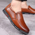 baratos Sapatos Casuais Slip-On-sapatos casuais masculinos marrons slip-on – mocassins confortáveis e elegantes para uso diário e passeios casuais