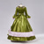 baratos Vestidos-Vintage Rococó Renascentista Maxi Vestidos Normal Julieta Princesa Noiva Pregueado Com Babados Princesa Decote Redondo Fantasia Mulheres Dia Das Bruxas Carnaval Baile de Máscaras Festa dia das Bruxas