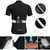 cheap Men's Jerseys-Men's Cycling Jersey Graphic Geometric Letter &amp; Number Short Sleeve Bike Tee Tshirt Top with 3 Rear Pockets UV Resistant Quick Dry Front Zipper Reflective Strips Sports Black Navy Blue Dark Green