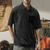 cheap Men&#039;s Classic Polo-Men&#039;s Golf Shirt Golf Polos Shirts Work Casual Lapel Short Sleeve Basic Modern Plain Buttons Pocket Summer Regular Fit Black Navy Blue Khaki Army Green Gray Golf Shirt