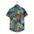 cheap Birds &amp; Animals-Men&#039;s Coconut Tree Funny Parrot Shirt Summer Hawaiian Shirt Button Up Shirt Short Sleeve Hawaiian Vacation Holiday Beach Wear Summer Spring Turndown 3D Print Collared Shirts Front One Pocket Black