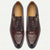 economico Scarpe Eleganti Classiche-scarpe oxford da uomo in pelle con motivo coccodrillo marrone scuro con fibbia – eleganti scarpe da ballo per occasioni formali
