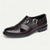 baratos Sandálias de couro premium-sandálias masculinas de couro com bico fechado – sapatos de verão respiráveis e antiderrapantes para reuniões formais, igreja e uso ao ar livre