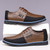 cheap Casual-Men&#039;s Brown and Black Lace-Up Sneakers – Stylish Sporty Shoes for Casual Outings and Active Lifestyles