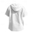 cheap Vacation-Men&#039;s Shirt Casual Shirt Button Up Shirt Cotton Shirt Plain Vacation Street Black White Light Green Dark Navy Short Sleeve Hooded Summer Clothing Apparel Button-Down