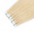 economico Extension adesive-Extension adesive per capelli umani Remy biondi 613#, senza soluzione di continuità, lisce, 18 pollici, 50 g, 20 pezzi