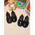 Χαμηλού Κόστους Παιδικά Loafers And Slip-Ons-μαύρα loafers για μικρά κορίτσια με μεγάλο φιόγκο – χαριτωμένα και άνετα σχολικά παπούτσια για νηπιαγωγείο και δημοτικό σχολείο