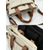 abordables Cabas et fourre-tout-Sac à bandoulière en toile pour femme – Sac à main décontracté bicolore de grande capacité, design multi-poches, sac à bandoulière léger pour un usage quotidien, les voyages et les essentiels de maman