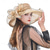 cheap Party Hats-2025 Womens Organza Church Derby Hat - Elegant Fashionable Tea Party Fascinator and Church Hat