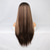 cheap Synthetic Lace Wigs-Synthetic Lace Wig Straight Style 26 inch Multi-color Middle Part 13x4 Lace Front Wig Women's Wig Dark Brown / Dark Auburn