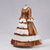 baratos Vestidos-Vintage Rococó Renascentista Maxi Vestidos Normal Julieta Princesa Noiva Pregueado Com Babados Princesa Decote Redondo Fantasia Mulheres Dia Das Bruxas Carnaval Baile de Máscaras Festa dia das Bruxas