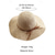 cheap Vacation Accessories-Women's Wide Brim Straw Sun Hat with Bowknot, Foldable Beach Hat for Summer Travel and Outdoor Vacation