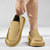 Χαμηλού Κόστους Slip-On Καθημερινά Παπούτσια-ανδρικά loafers από καμβά – ελαφριά καθημερινά παπούτσια που αναπνέουν για καλοκαίρι, οδήγηση και βόλτες στην παραλία