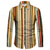 cheap Tops-Retro Vintage 1970s Shirt Aloha Shirt Hippie Striped Men&#039;s Masquerade Party Daily Wear Pride Parade Adults&#039; Shirt
