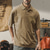 cheap Men&#039;s Classic Polo-Men&#039;s Golf Shirt Golf Polos Shirts Work Casual Lapel Short Sleeve Basic Modern Plain Buttons Pocket Summer Regular Fit Black Navy Blue Khaki Army Green Gray Golf Shirt