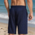cheap Sweat Shorts-Men&#039;s Shorts Summer Shorts Casual Shorts Pocket Drawstring Elastic Waist Plain Textured Comfort Breathable Knee Length Outdoor Vacation Sport Casual Black White