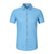 economico camicie casual da uomo-Per uomo Camicia Camicia Estiva Camicia casual Camicia da Spiaggia Camicia con Bottoni Nero Bianco Blu marino Azzurro cielo Kaki Manica Corta Semplice Bavero Vacanza Camicia hawaiana Bottoni