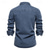 cheap Men&#039;s Casual Shirts-Men&#039;s Shirt Summer Shirt Casual Shirt Beach Shirt Button Up Shirt Black Dark Blue Light Blue Long Sleeve Plain Lapel Vacation Hawaiian Pocket Clothing Apparel 100% Cotton Fashion Casual Comfortable