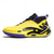 abordables Baskets Décontractées-Chaussures de basket-ball jaunes et noires pour hommes au design dynamique – baskets légères pour le basket-ball et les performances sportives