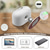 abordables Luces de disco-1 lámpara de pared con control remoto RGB táctil magnético con atenuación, carga USB, rotación de 360 grados, iluminación de lectura para escalera y mesita de noche.