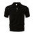 cheap Vacation-Men&#039;s Quarter Zip Polo Golf Shirt Daily Holiday Quarter Zip Short Sleeve Fashion Basic Plain Summer Regular Fit Black White Wine Navy Blue Khaki Quarter Zip Polo