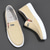 preiswerte Slipper Schuhe-Lässige Slipper aus Canvas für Herren – leichte, atmungsaktive Sommerschuhe für den Alltag, Reisen und Strandspaziergänge