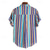 cheap Men&#039;s Popover Shirts-Men&#039;s Shirt Popover Shirt Summer Shirt Casual Shirt Beach Shirt Light Yellow Yellow Red Blue Dark Blue Short Sleeve Stripes Band Collar Vacation Hawaiian Pocket Clothing Apparel Cotton Blend Fashion