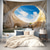 preiswerte Ozeanstrand Wandteppich-Landschaft Ozean Höhle Hängetapete Wandkunst Große Wandteppich Mural Dekoration Fotografie Hintergrund Decke Vorhang Heim Schlafzimmer Wohnzimmer Dekoration