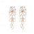 cheap Earrings-Women&#039;s Stud Earrings Chandelier Leaf Flower Precious Vintage Fashion Stylish Imitation Diamond Earrings Jewelry Gold / White / Green For Wedding Party 1 Pair