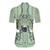 preiswerte Radtrikot Damen-Damen Radtrikot Grafik Blumenmuster Vintage Kurzarm Fahhrad Trikot Oberteil mit 3 Gesäßtaschen Schnelltrocknend Reflektierende Streifen Rückentasche Feuchtigkeitsableitend Sport Grün Bekleidung