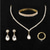 cheap Jewelry Sets-Bridal Jewelry Sets 1 set Imitation Diamond Alloy Rings 1 Necklace 1 Bracelet Earrings Women&#039;s Artistic Jewelry Set For Wedding Wedding Guest Party Evening Wear