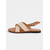abordables Sandales de Vacances-Sandales plates à brides croisées tissées pour femmes – sandales bohèmes décontractées pour les promenades estivales et les rendez-vous romantiques en journée