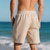cheap Sweat Shorts-Men&#039;s Shorts Summer Shorts Casual Shorts Pocket Drawstring Elastic Waist Plain Textured Comfort Breathable Knee Length Outdoor Vacation Sport Casual Black White