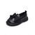 Χαμηλού Κόστους Παιδικά Loafers And Slip-Ons-μαύρα loafers για μικρά κορίτσια με μεγάλο φιόγκο – χαριτωμένα και άνετα σχολικά παπούτσια για νηπιαγωγείο και δημοτικό σχολείο
