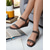 cheap Dress Sandals-Women&#039;s Comfort Wedge Sandals – Faux Leather Croc Texture Slingback Design for Business Casual Outfits