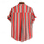 cheap Men&#039;s Popover Shirts-Men&#039;s Shirt Popover Shirt Summer Shirt Casual Shirt Beach Shirt Light Yellow Yellow Red Blue Dark Blue Short Sleeve Stripes Band Collar Vacation Hawaiian Pocket Clothing Apparel Cotton Blend Fashion