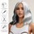 cheap Synthetic Trendy Wigs-Synthetic Wig Wavy Curly Weave Asymmetrical Neat Bang Machine Made Wig 14 inch A1 Synthetic Hair Women&#039;s Middle Part Classic Comfortable Black White
