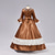 baratos Vestidos-Vintage Rococó Renascentista Maxi Vestidos Normal Julieta Princesa Noiva Pregueado Com Babados Princesa Decote Redondo Fantasia Mulheres Dia Das Bruxas Carnaval Baile de Máscaras Festa dia das Bruxas