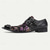 levne Elementární Společenské Boty-Pánské černé květinově vyšívané monk strap společenské boty - Gotické formální boty pro svatby bankety a módní přehlídky