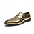 cheap Monk Shoes-Men's Dress Shoes - Black and White Two-Tone Shoes with Glitter Detailing for Dance Parties and Special Occasions