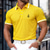 ieftine Polo clasic pentru bărbați-Bărbați Tricou polo din bumbac Tricouri polo de golf Casual Afaceri Guler polo cu nervuri Clasic Manșon scurt De Bază Modern Culoare solidă Nasturi Siglă Primavara vara Fit regulat Roșu Închis Galben