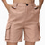 cheap Bottoms-Women's Running Shorts Cargo Shorts Hiking Shorts Summer Outdoor Regular Fit Quick Dry Shorts Elastic Waist Black White Elastane Hunting Climbing Camping / Hiking / Caving S M L XL XXL